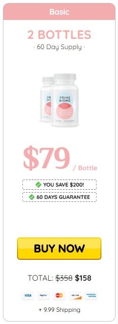 Buy PrimeBiome 1 Bottle